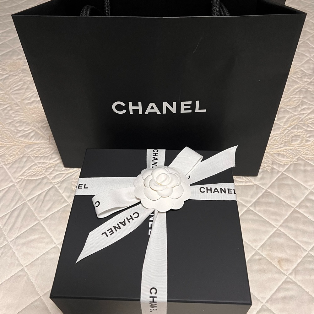 CHANEL ❤️‍🔥BLACK QUILTED NEW CC LOGO GOLD BUCKLE BELT size 85 - Picture 9 of 13